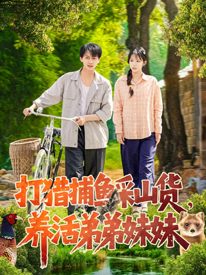打猎捕鱼采山货，养活弟弟妹妹（108集） 热门爆款短剧