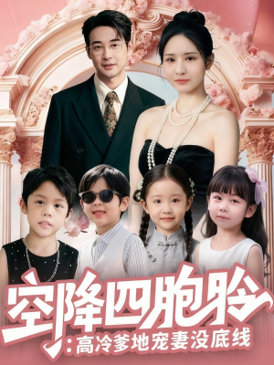 空降四胞胎高冷爹地宠妻没底线（75集）爆火短剧追不停